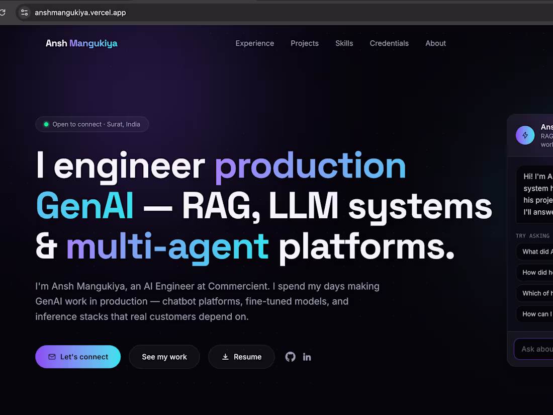 Cover image for Built and deployed my AI