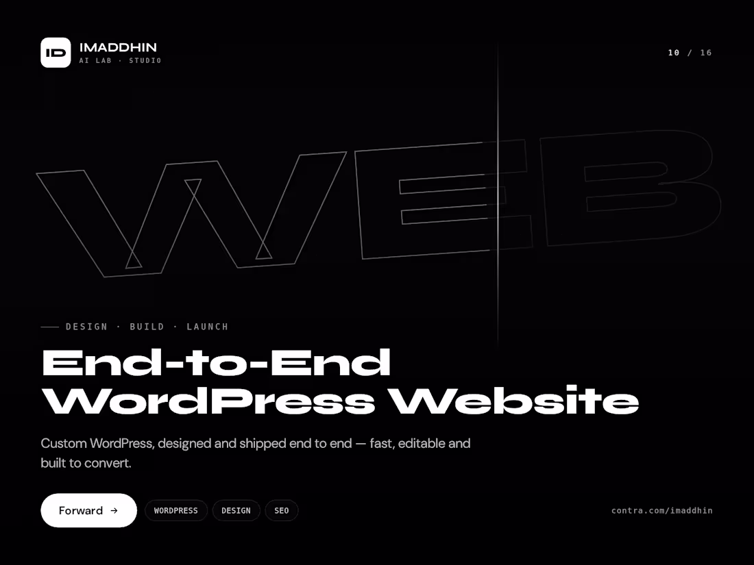 Cover image for End -to-End WordPress Website