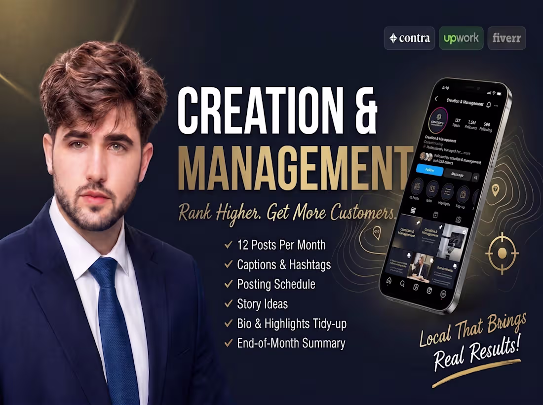 Cover image for Instagram Content Creation and Management for Your Brand