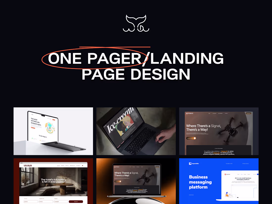 Cover image for One Pager / Landing Page Design