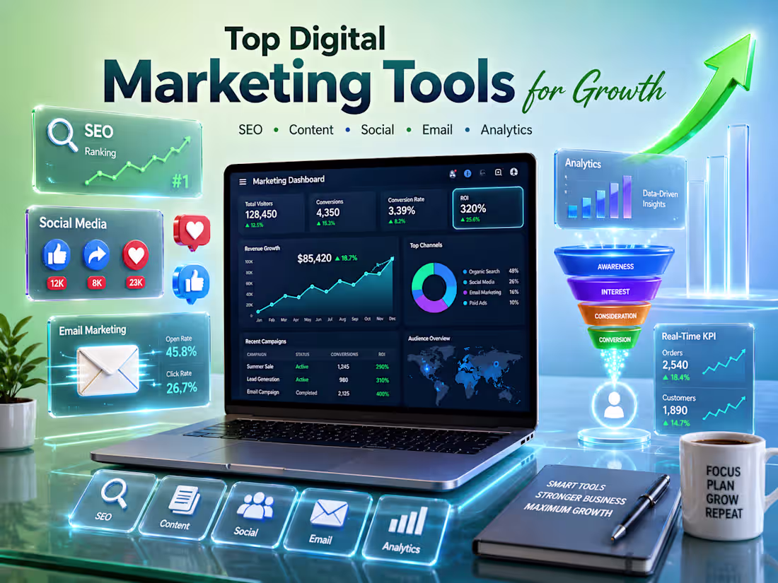 Cover image for Best Digital Marketing Tools: Ultimate