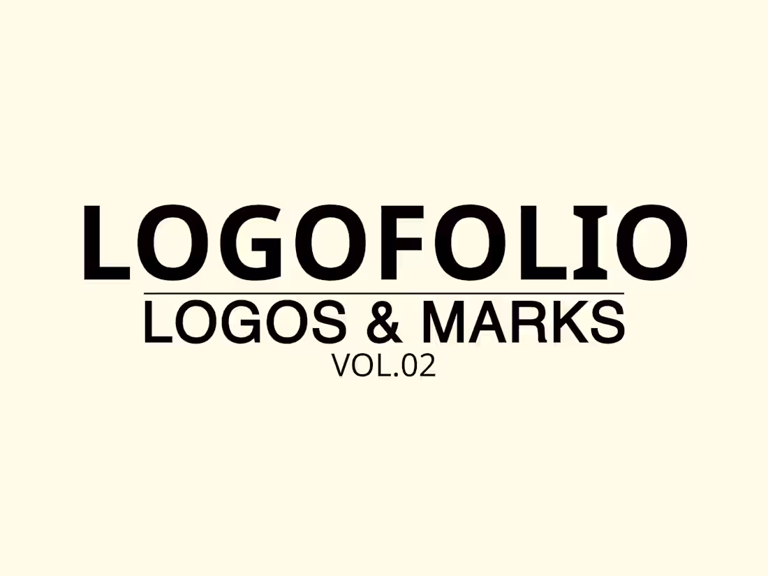 Cover image for logofolio ,logos and marks vol.02