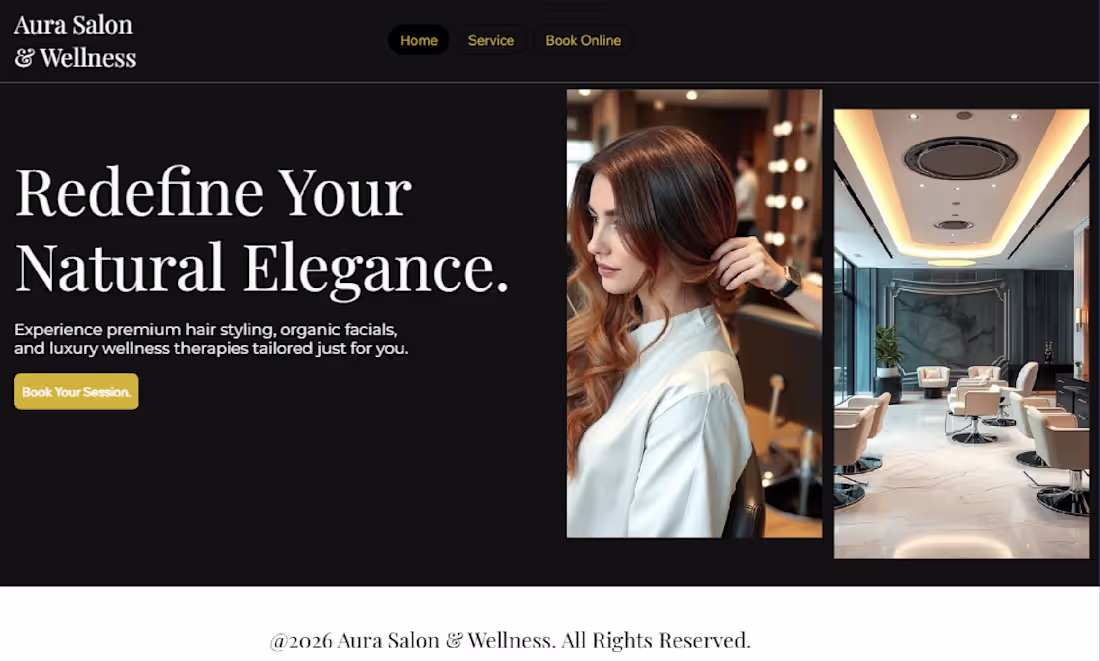 Cover image for Wix Studio Landing Page & Minimalist Logo Design.
