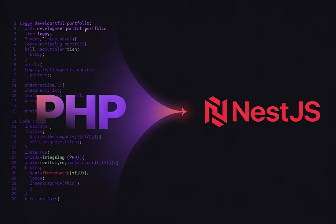 Cover image for Legacy PHP to NestJS Portal Migration