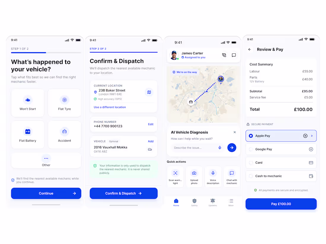 Cover image for Mobile Mechanic — AI-Assisted Roadside Assistance