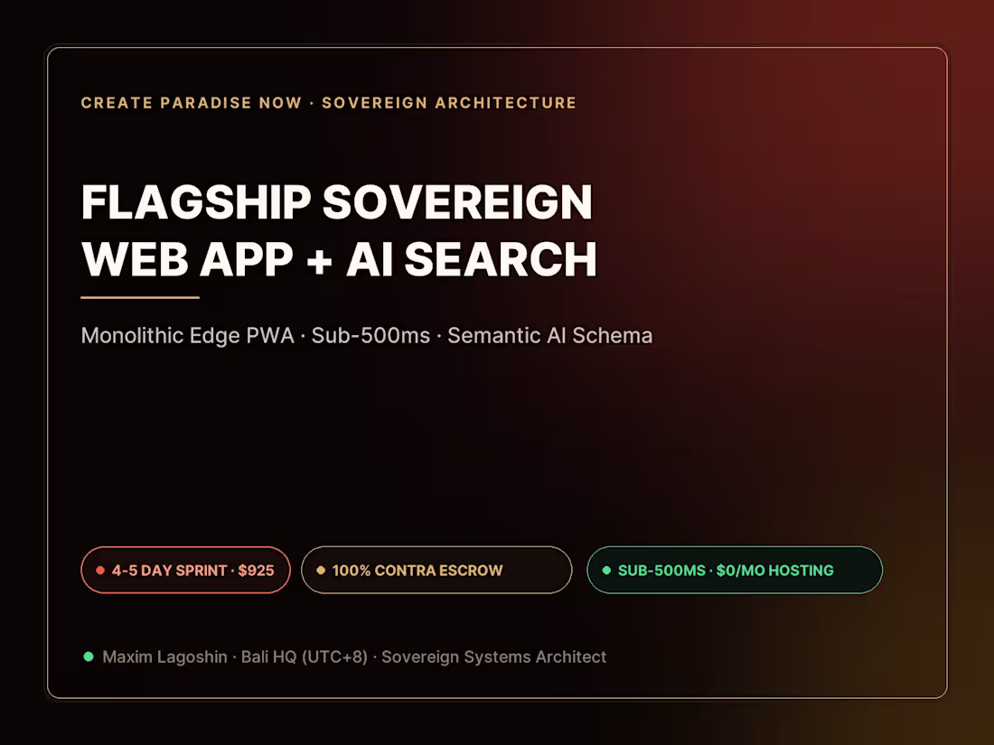 Cover image for Flagship Sovereign Web App + AI Search