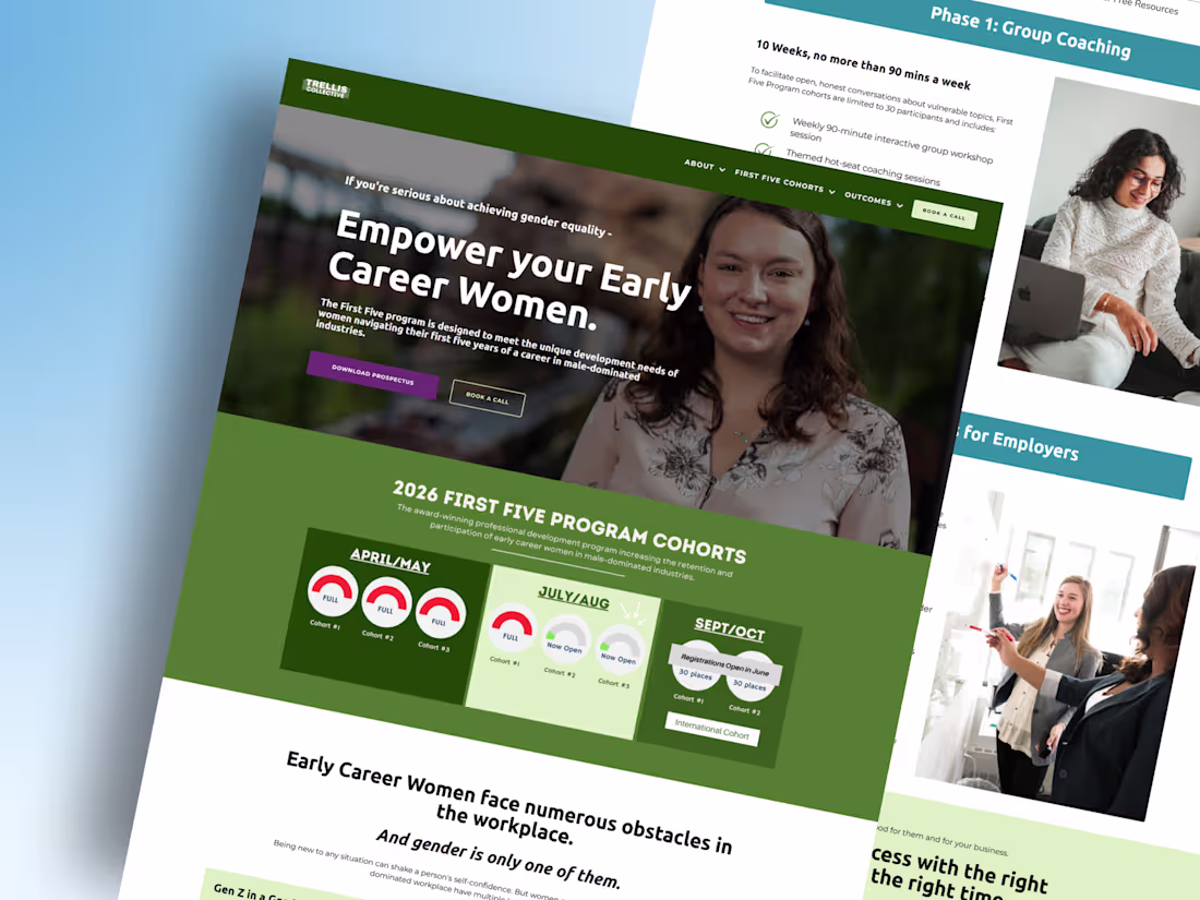 Cover image for Conversion-Focused Kajabi Landing Page