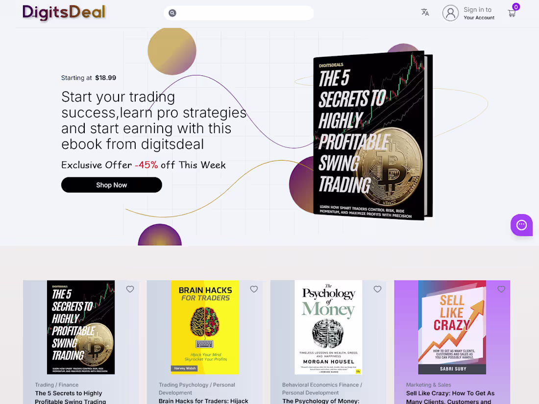 Cover image for FAST RELIABLE ECOMMERCE WEBSITE