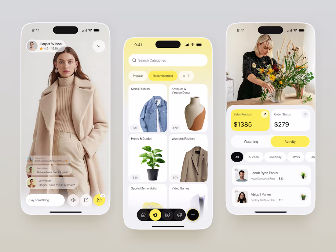Cover image for Live Shopping Marketplace Mobile App