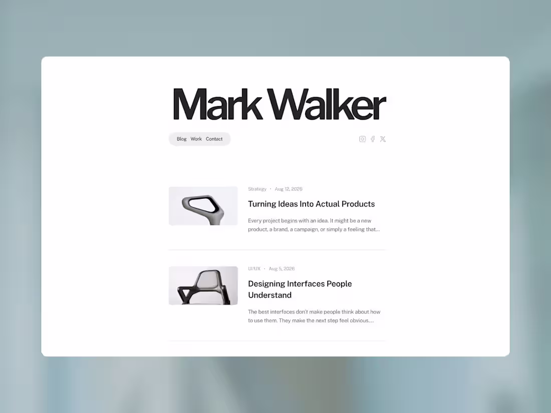 Cover image for My first framer template, a