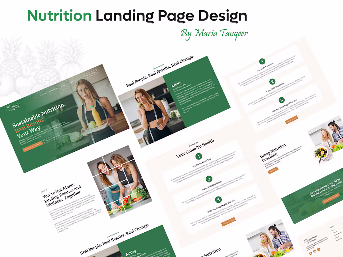 Cover image for Figma Landing Page Design
