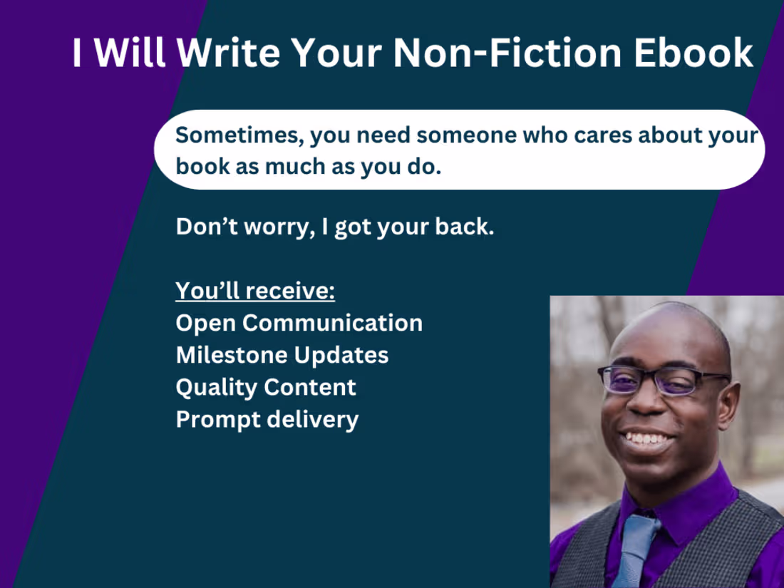 Cover image for Non-Fiction Ghostwriting – Empowering Self-Help, Motivational 