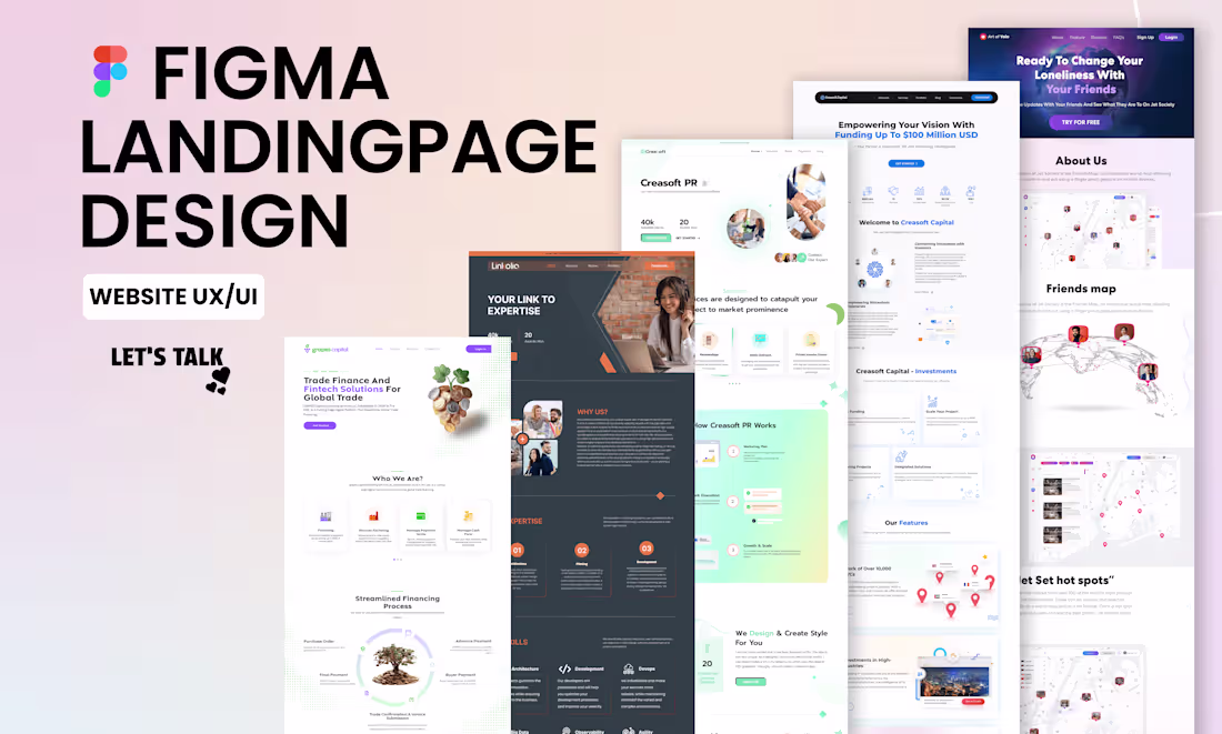Cover image for Bespoke Figma Landing Page Design