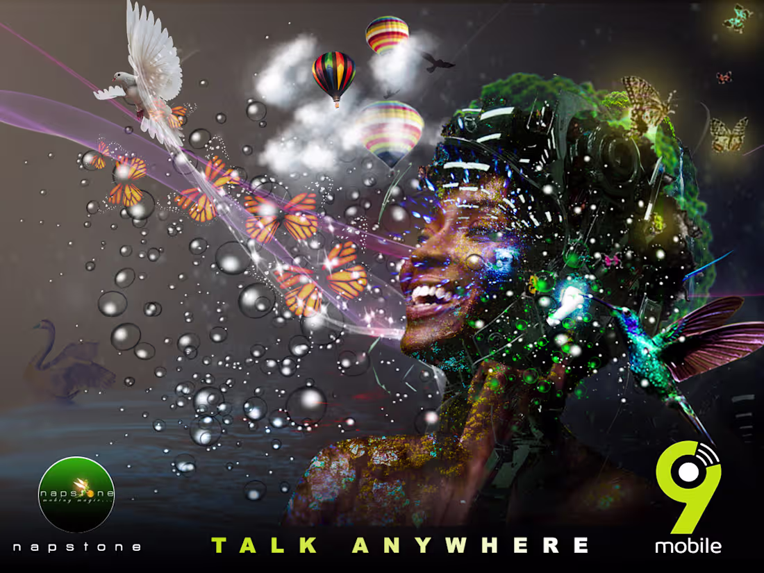 Cover image for 'Talk Anywhere' 9Mobile Ad
