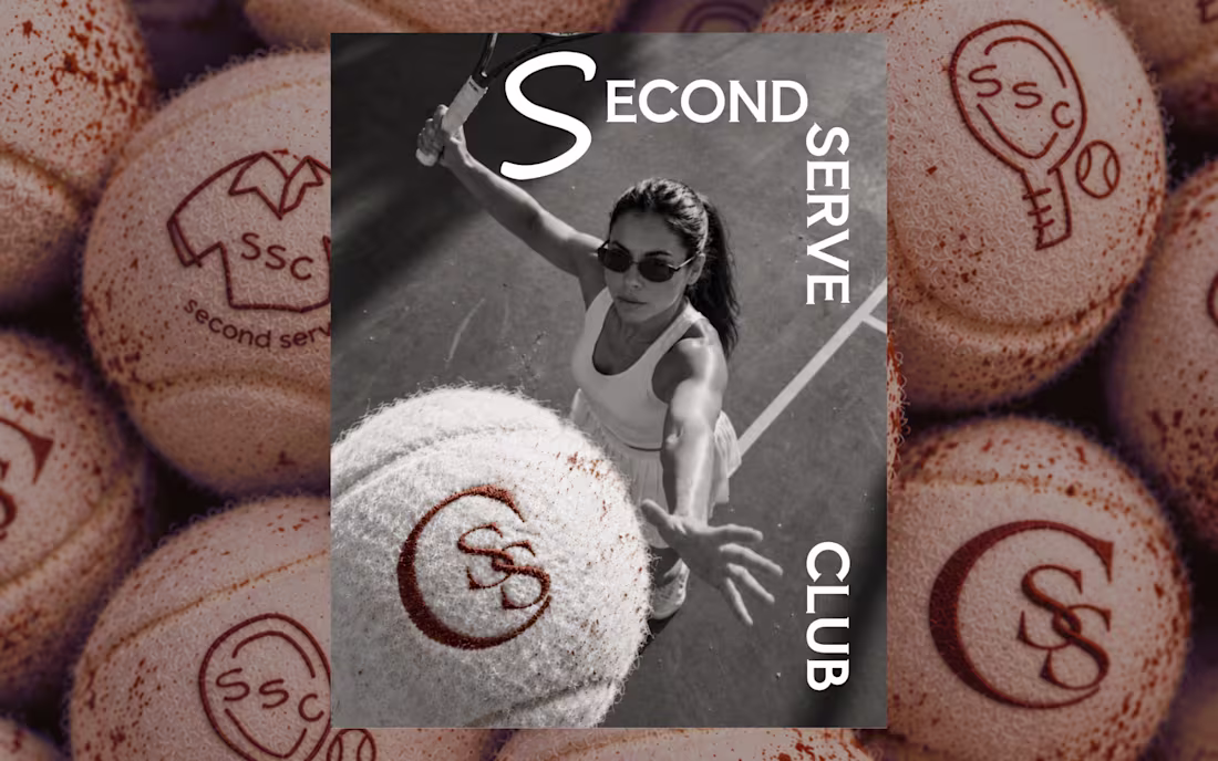 Cover image for Second Serve Club Visual Identity Project