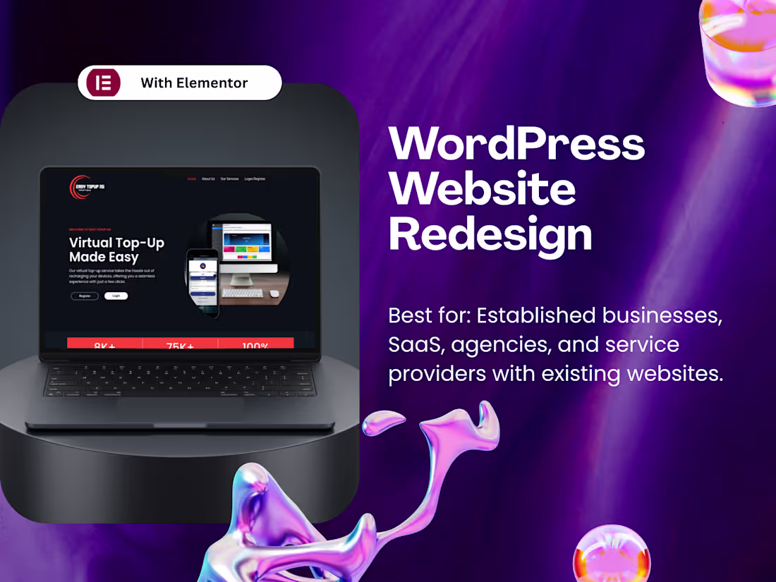 Cover image for WordPress Website Redesign & Conversion Optimization