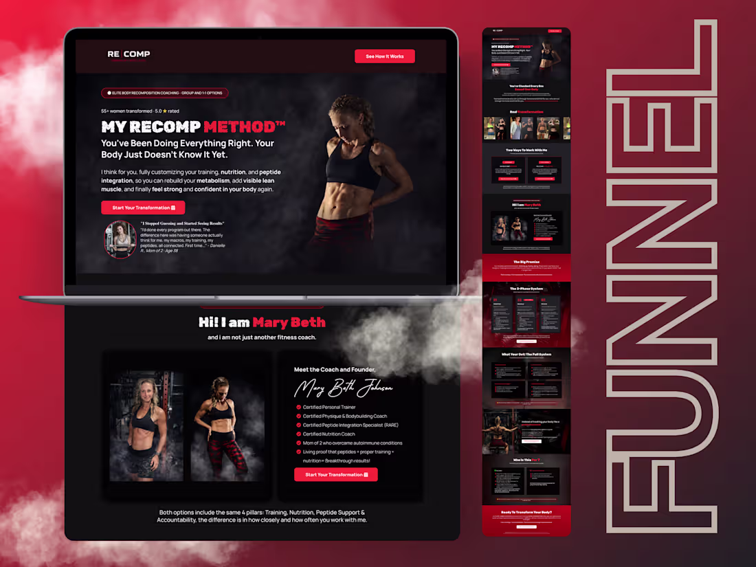 Cover image for High-Converting Body Recomposition Coaching Funnel
