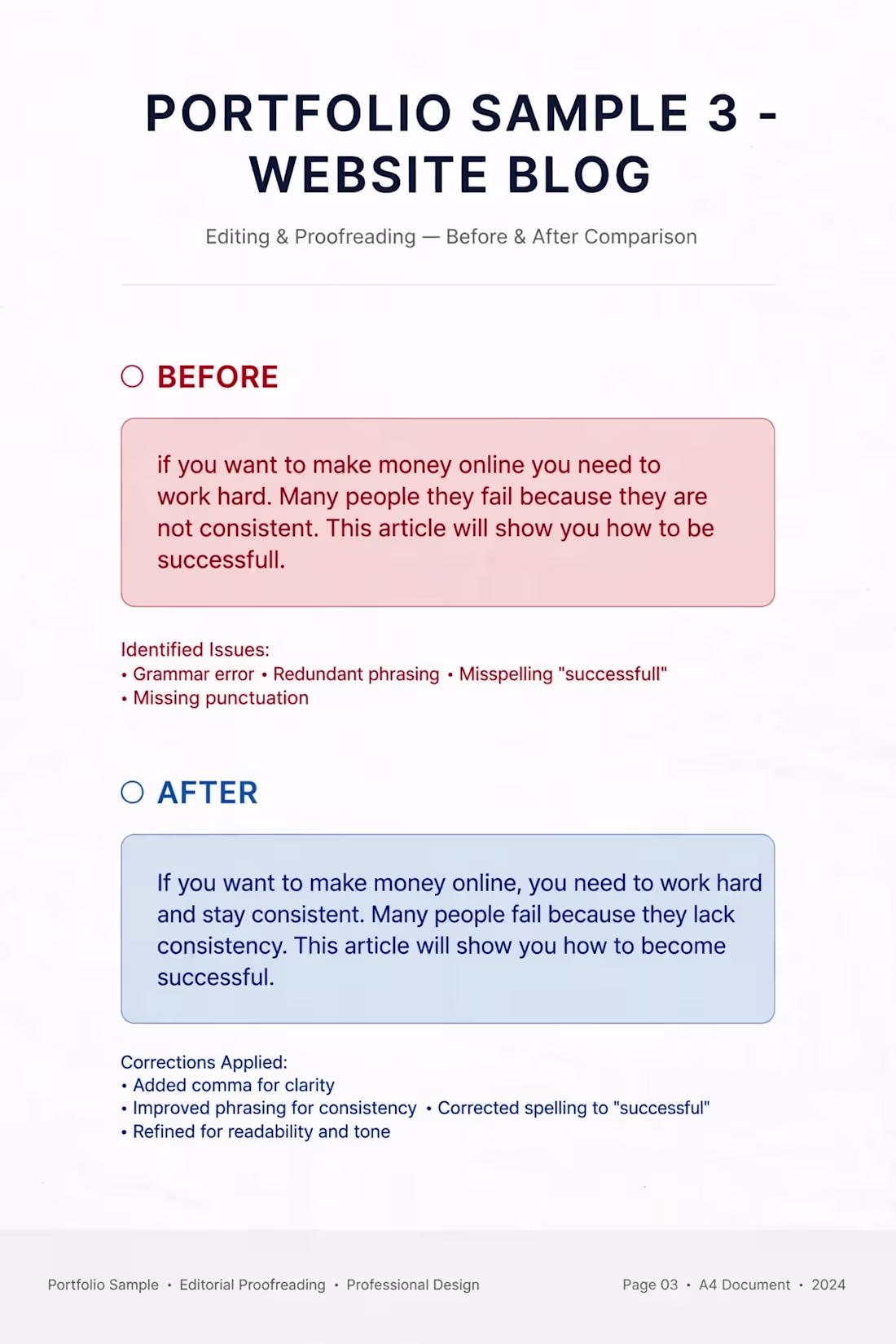 Cover image for I will professionally proofread and