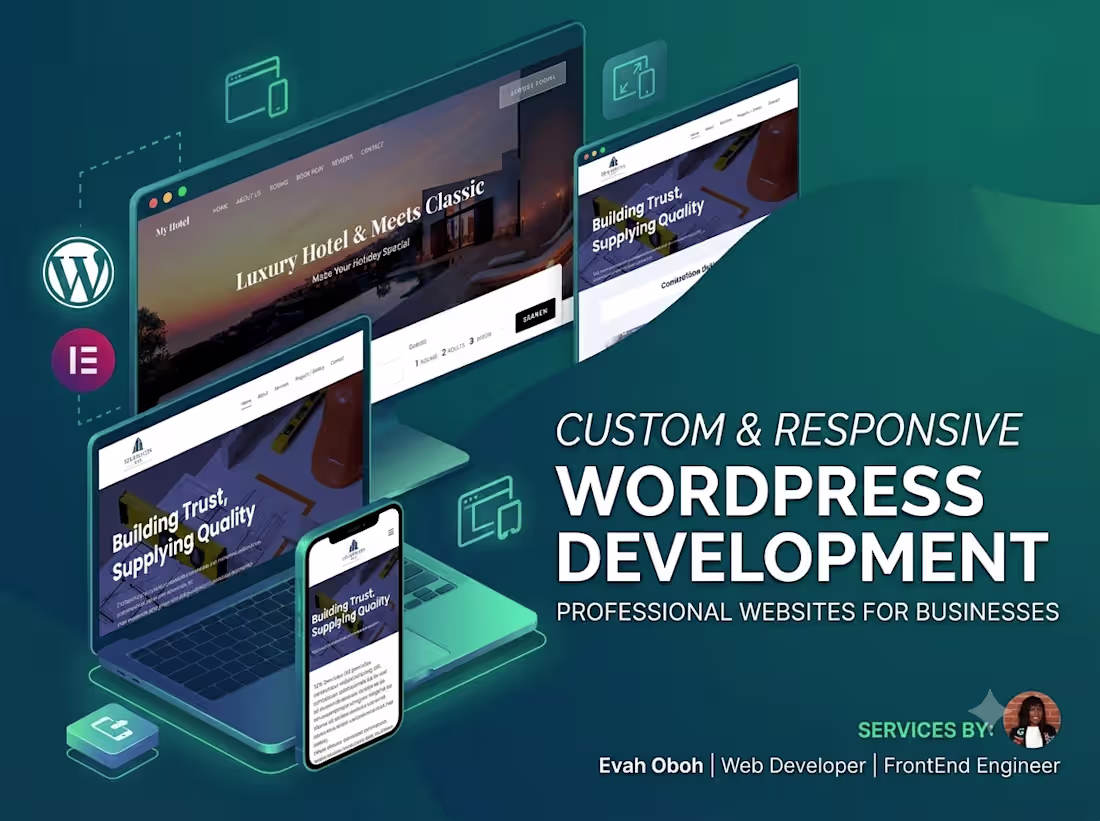 Cover image for Custom Responsive WordPress Development