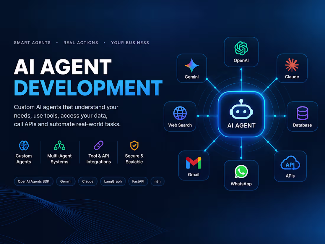 Cover image for AI Agent Development & Automation