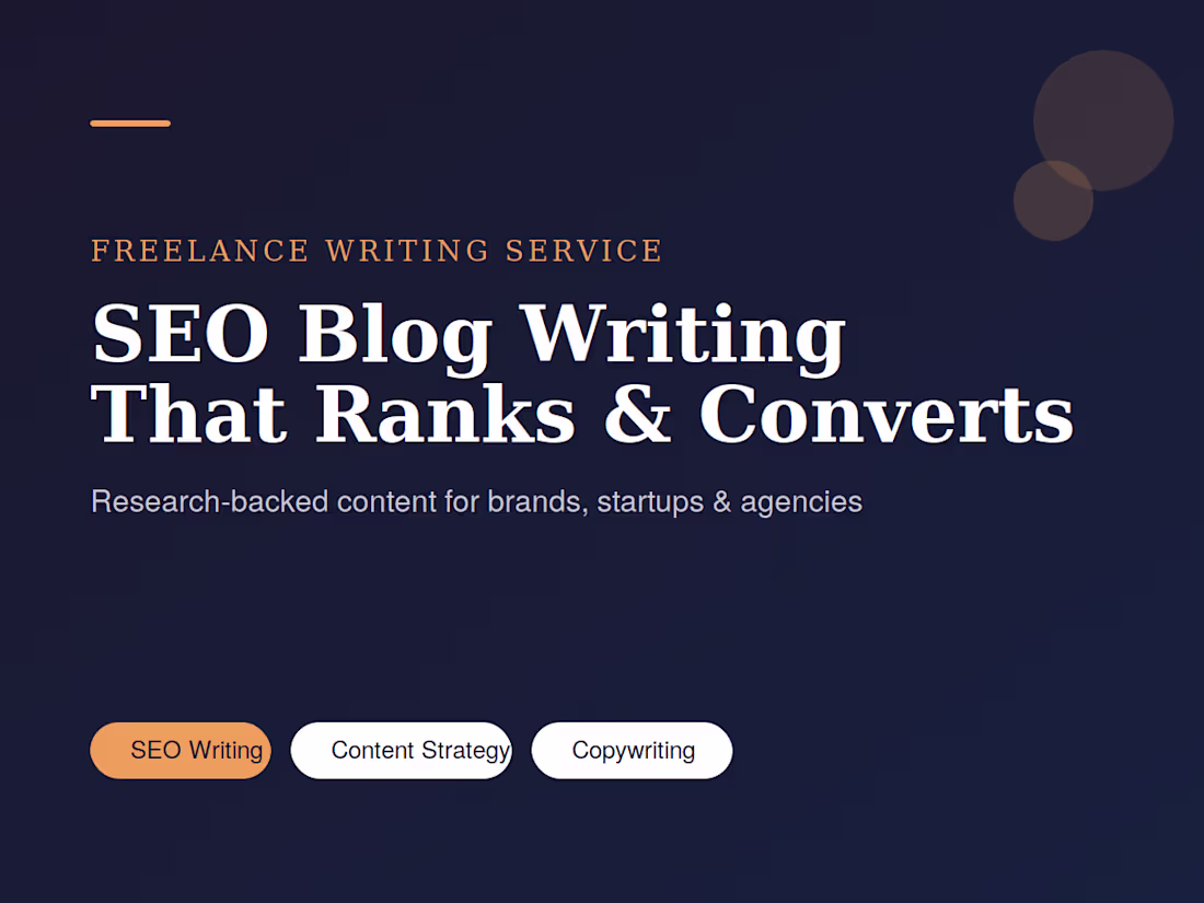 Cover image for Blogs writing 