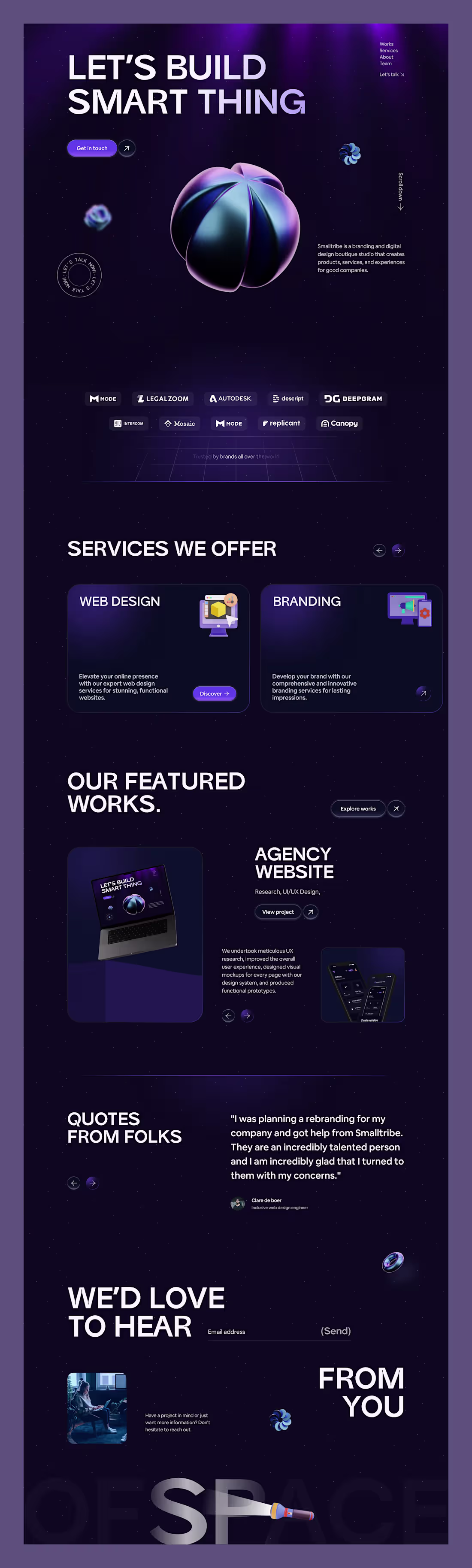 Cover image for Creative Digital Agency Landing Page


This