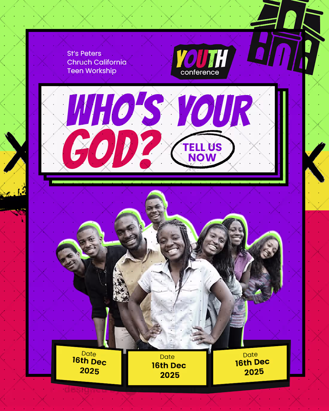 Cover image for Youth Conference Event Poster Design
