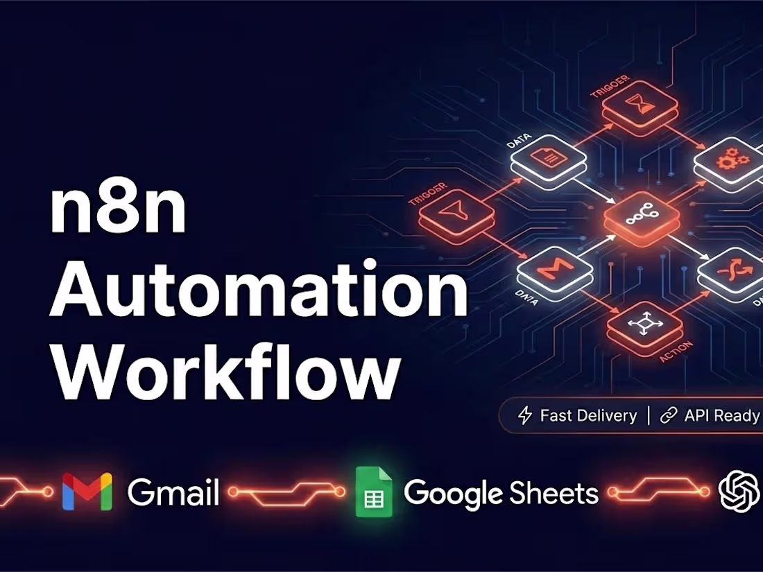 Cover image for n8n Automation Workflow & AI Integration