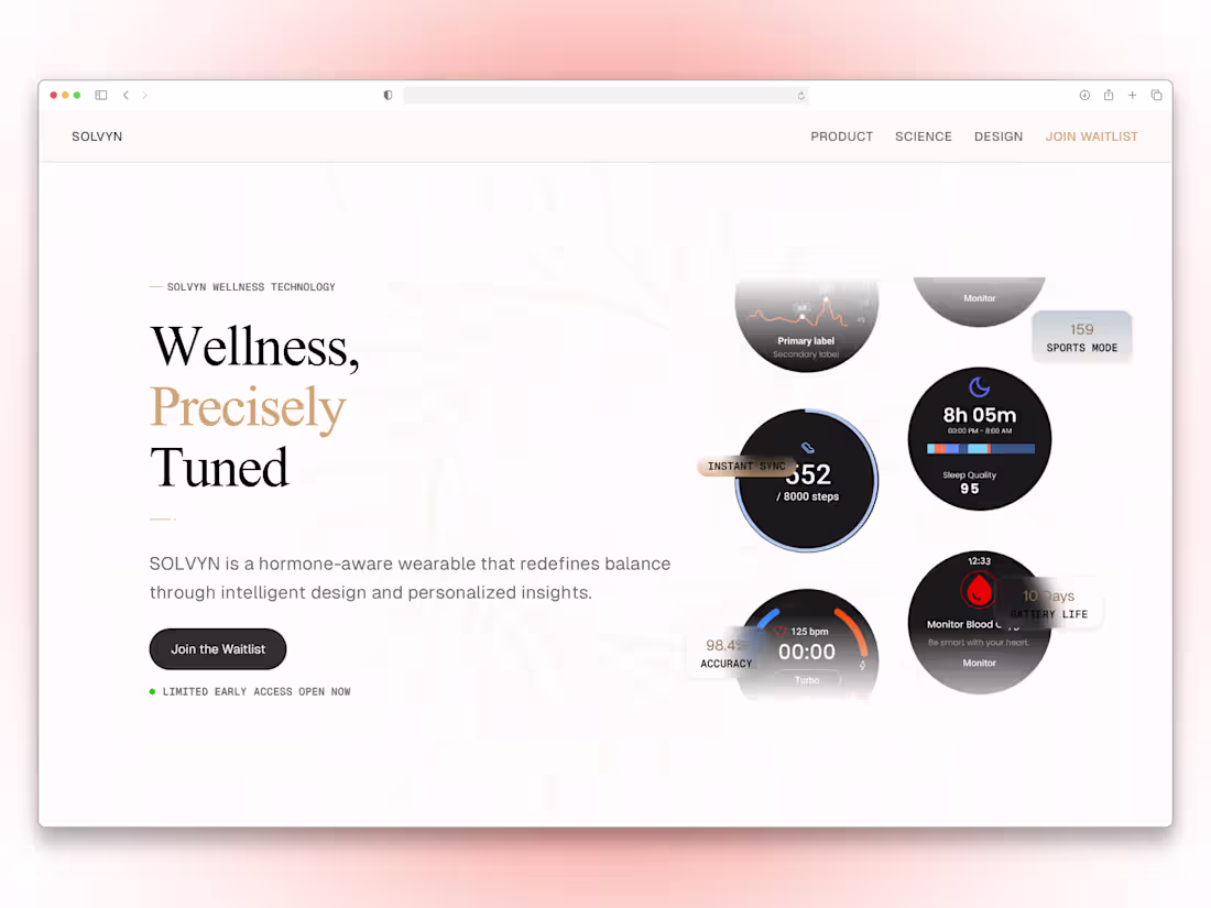 Cover image for Framer Website Development for SOLVYN