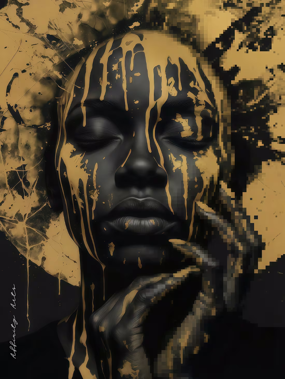 Cover image for "Golden Silence" — Black &