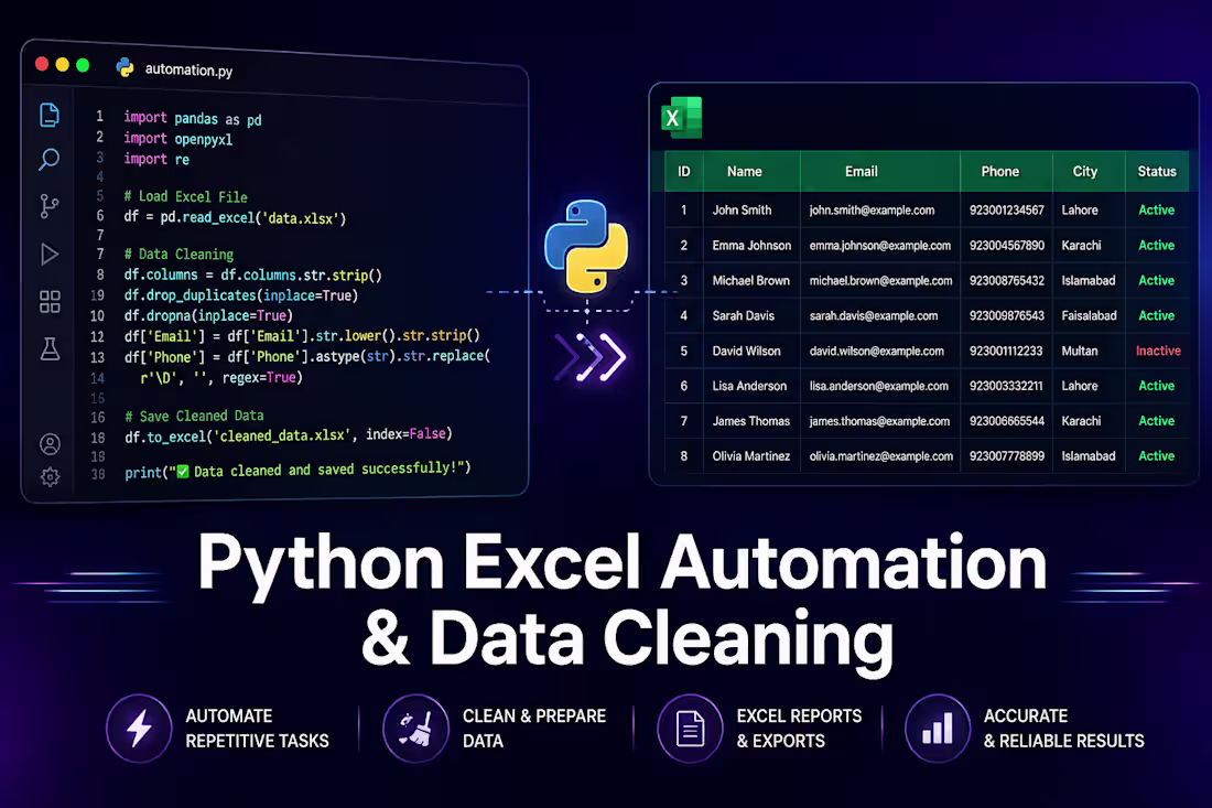 Cover image for Python Scripting & Automation Services