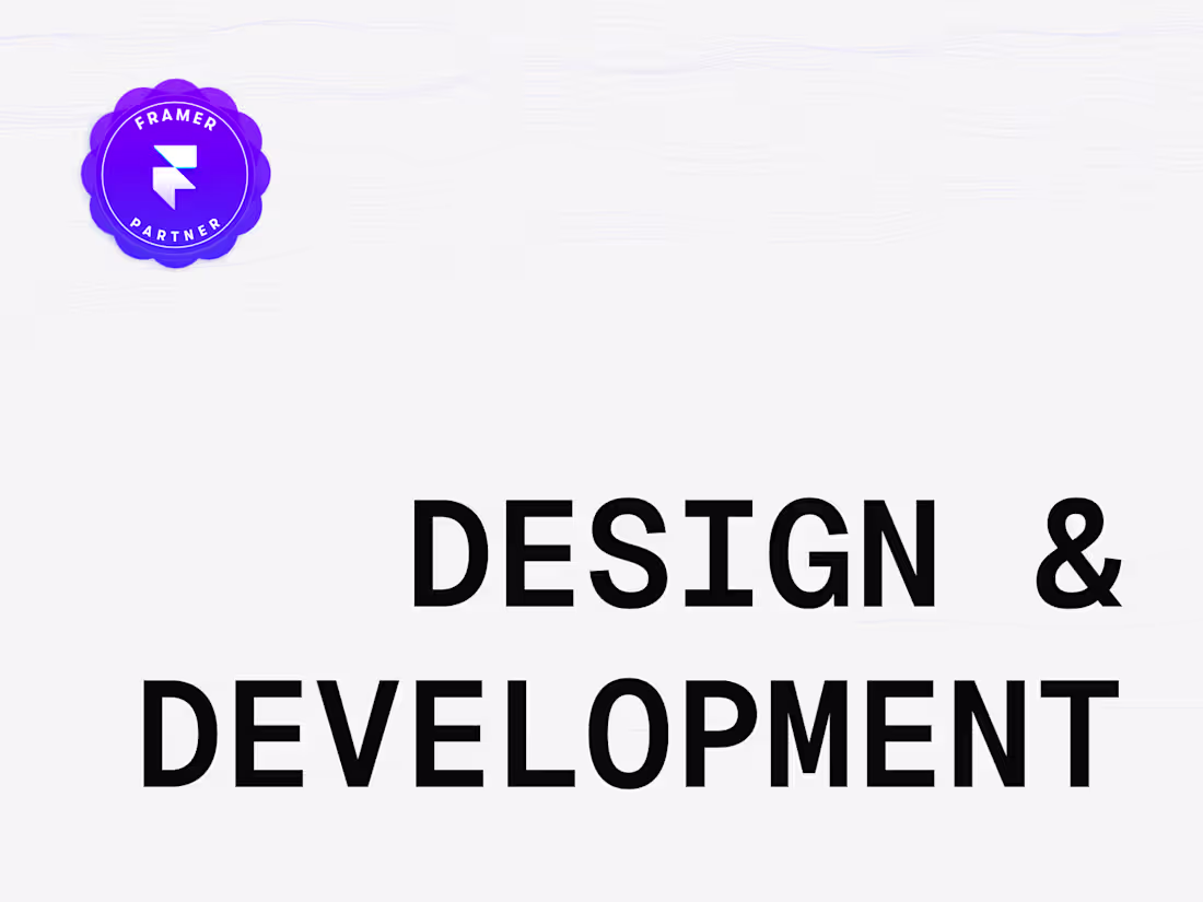 Cover image for From concept to a fully launched Framer website.