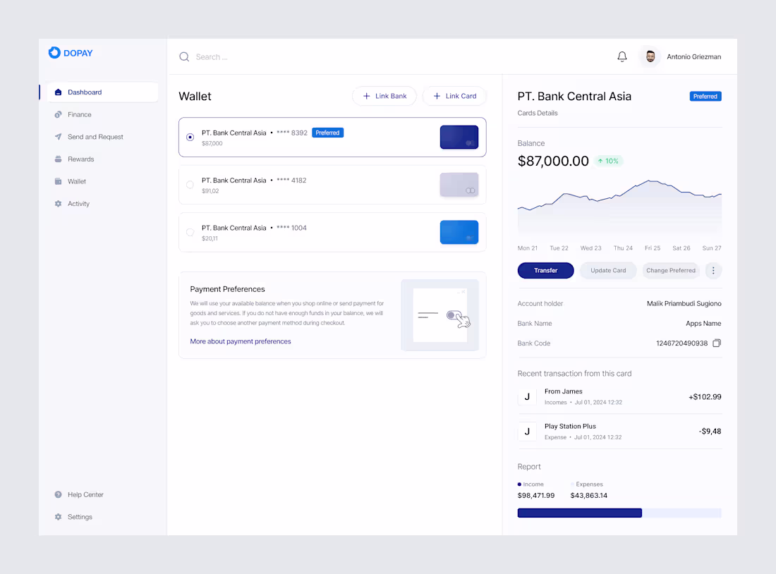 Cover image for Product Design - Dashboard / Web App Design 