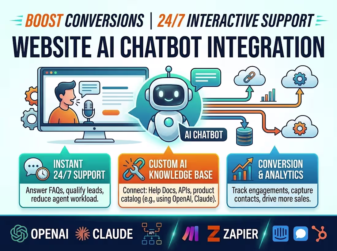 Cover image for AI Chatbot For Website