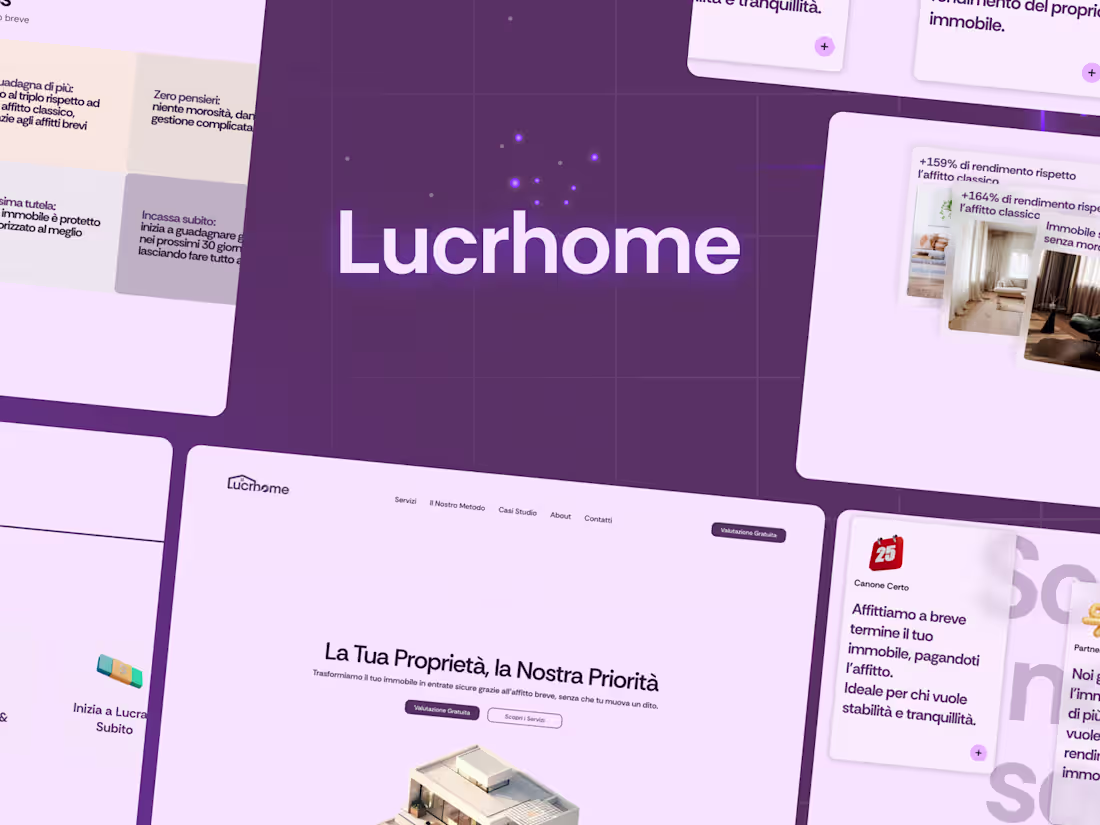 Cover image for Lucrhome — A Rental Website Designed in One Week
