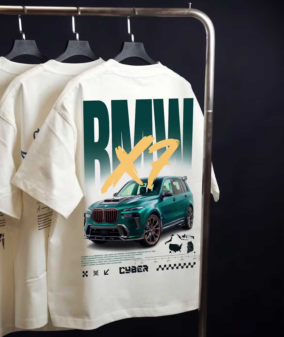 Cover image for BMW X7  Luxury Streetwear Tshirt