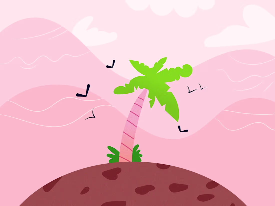 Cover image for Single tree on a Island