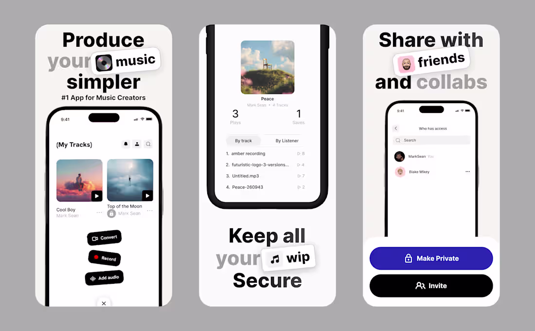 Cover image for Designed a music creator app