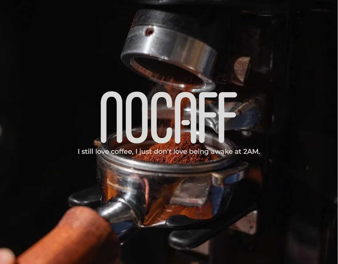 Cover image for NOCAFF | Logo Design | Brand Identity