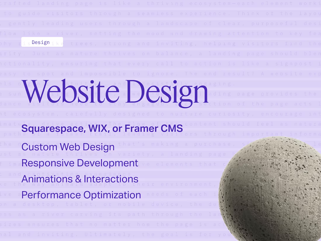 Cover image for Website Design ( 5 - 10 pgs )