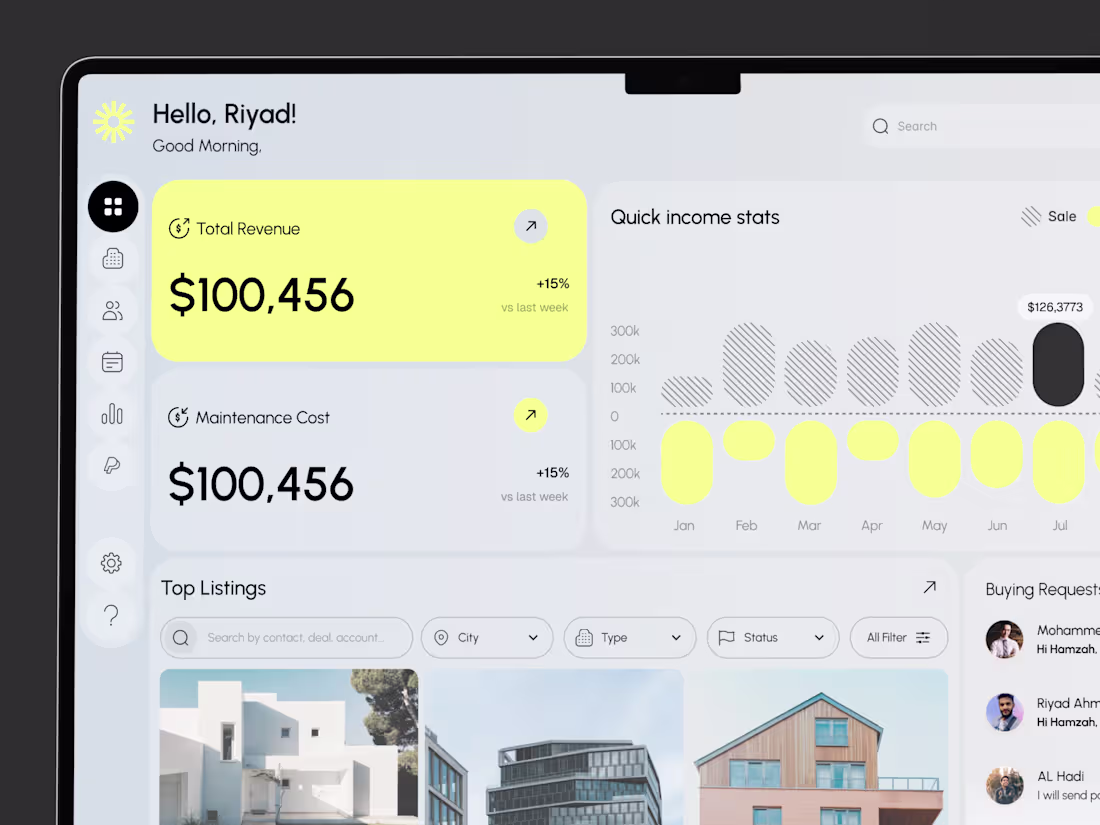 Cover image for Real Estate Dashboard
