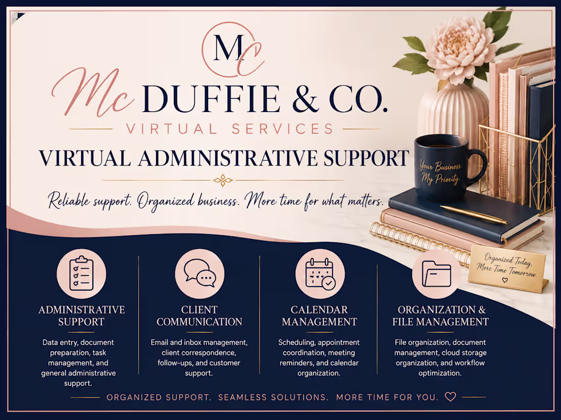 Cover image for Virtual Administrative Support for Busy Professionals