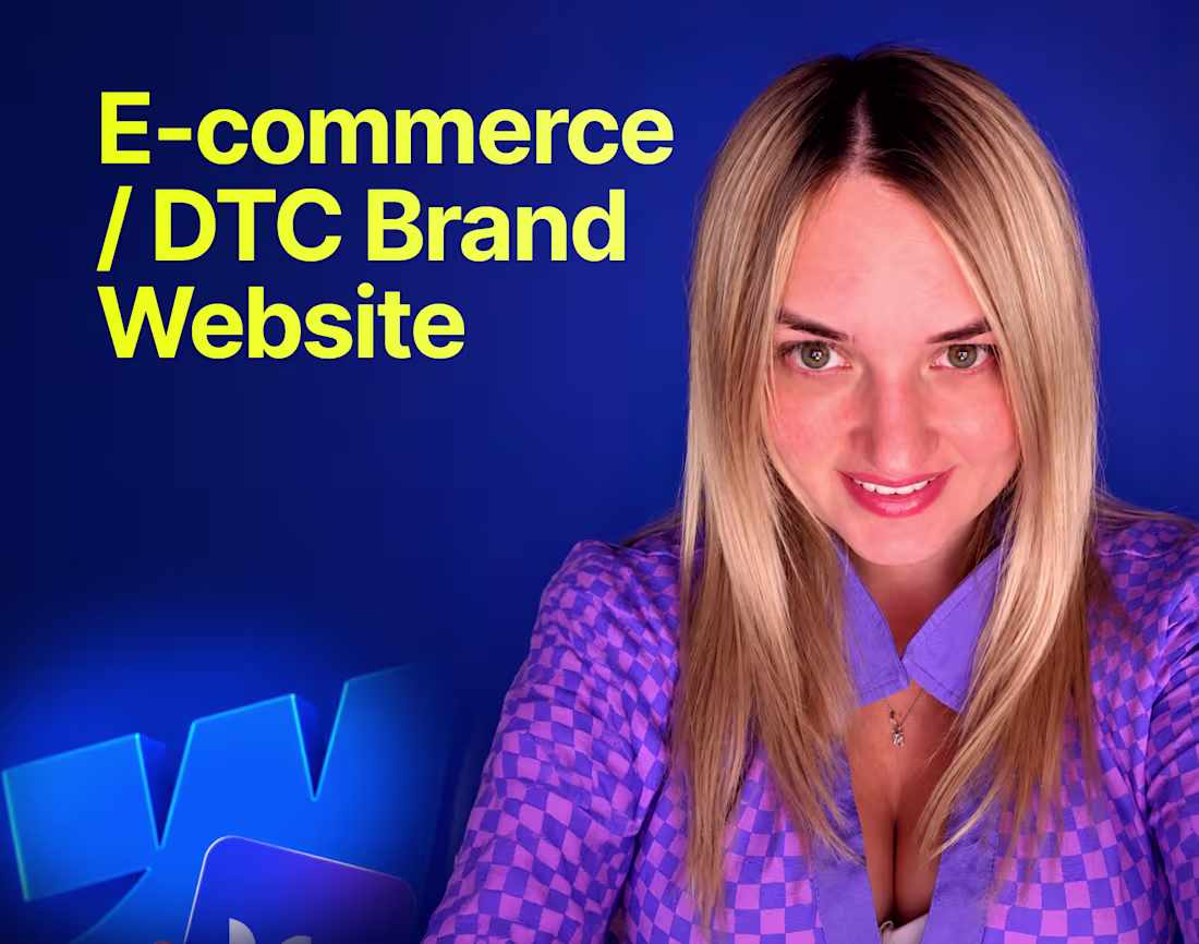 Cover image for E-commerce / DTC Brand Website