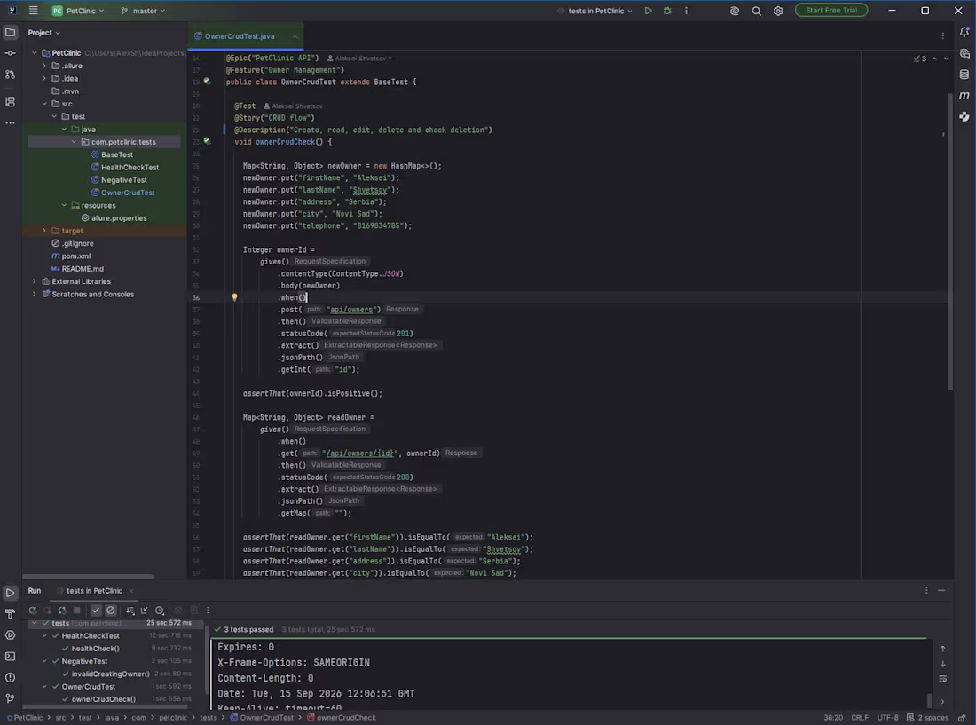 Cover image for REST API Test Automation -