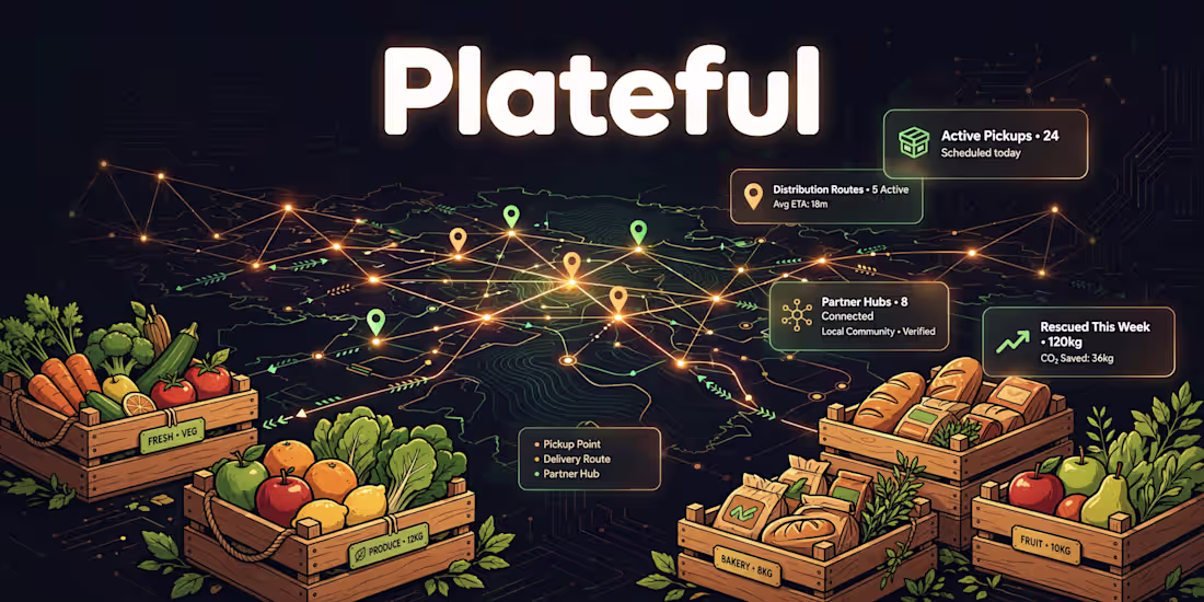 Cover image for Plateful — AI-Driven Food Redistribution Platform