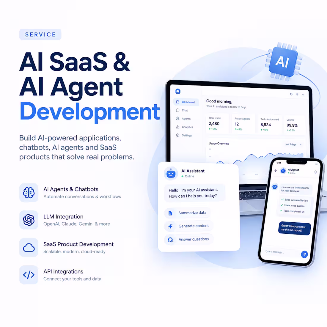 Cover image for AI SaaS & AI Agents