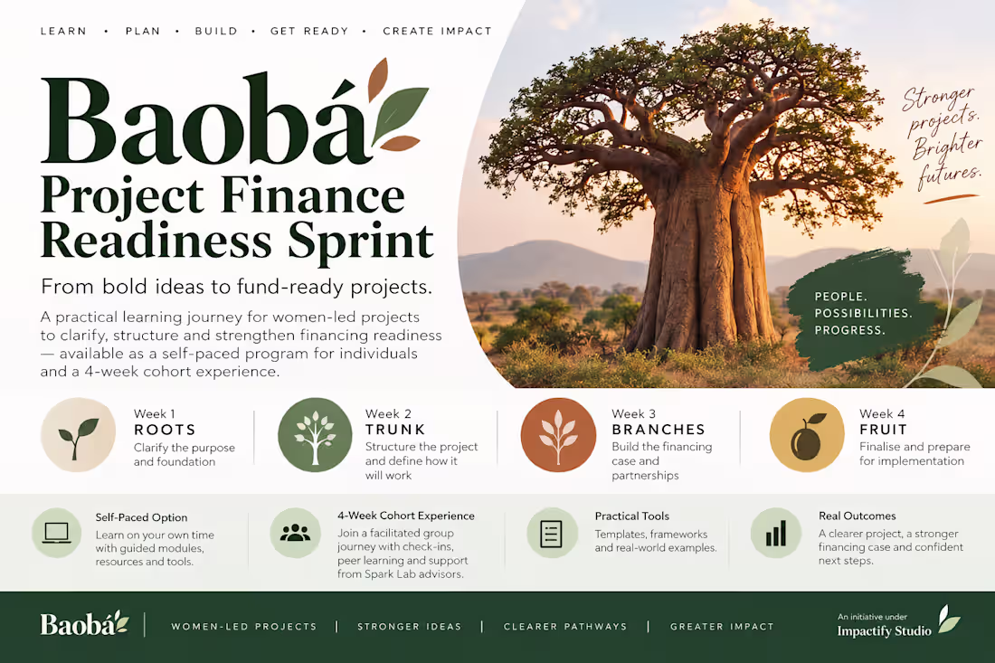 Cover image for Baobá Project Finance Readiness Sprint