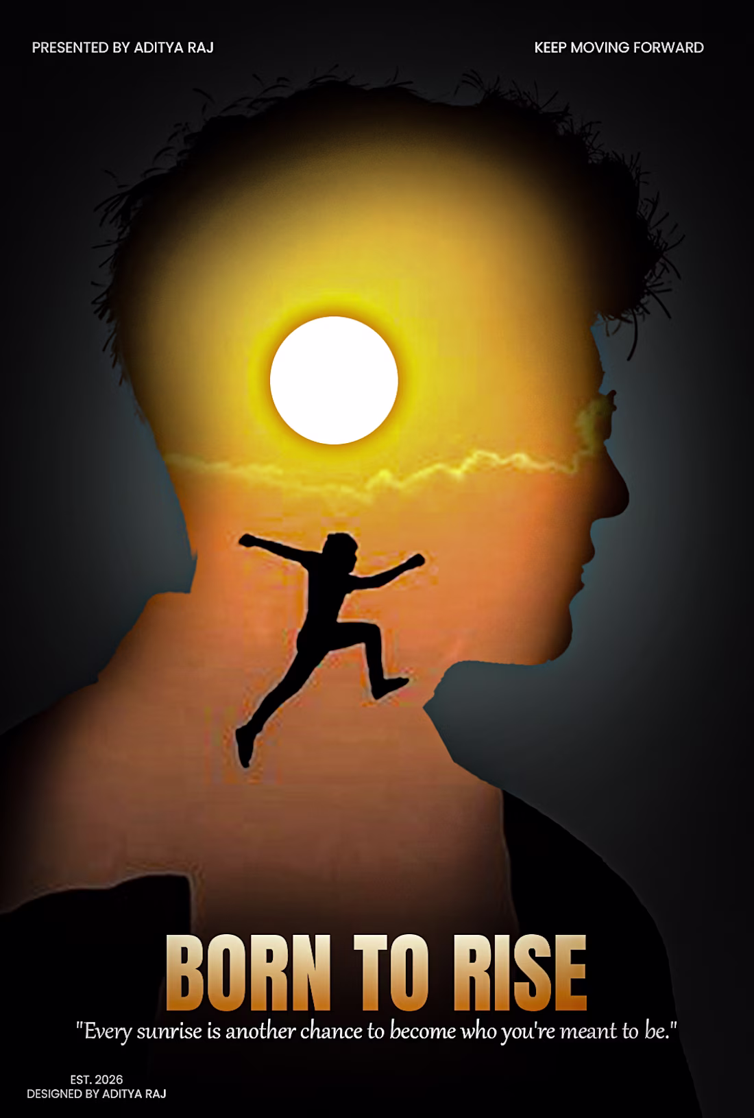 Cover image for Photomanupulation made for born to rise its mean you'r born ...
