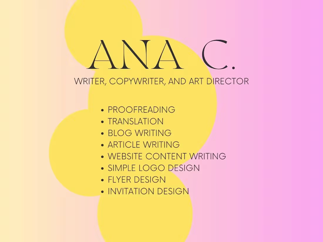 Cover image for Writing Blogs and Articles Package! 