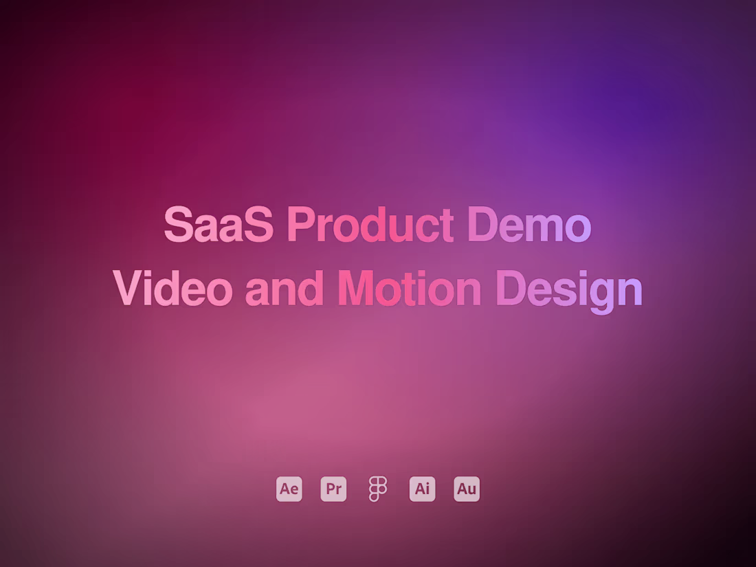 Cover image for SaaS Product Demo & Motion Video